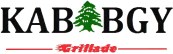 Logo de Kababgy, restaurant situé au 755 Boul. le Corbusier à Laval, mettant en avant une cuisine grillée avec un arbre stylisé.
