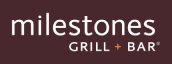 Logo de Milestones Grill + Bar, représentant la marque de restauration à proximité de Stationnement EM à Laval, Canada.