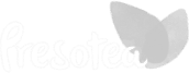 Logo de Presotea, représentant une marque de thé, en arrière-plan clair, aligné avec les services de stationnement à Espace Montmorency à Laval.