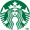Logo de Starbucks, café situé au 1900 boulevard Jacques Tetreault, Laval, QC H7N 0A7, zone lime du stationnement.