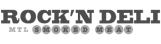 Logo de Rock'n Deli, restaurant de viande fumée, situé à Laval, représentant l'accessibilité et la proximité des attractions locales, comme le métro Montmorency.